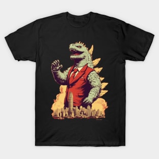 Godzilla Work Propaganda T-Shirt